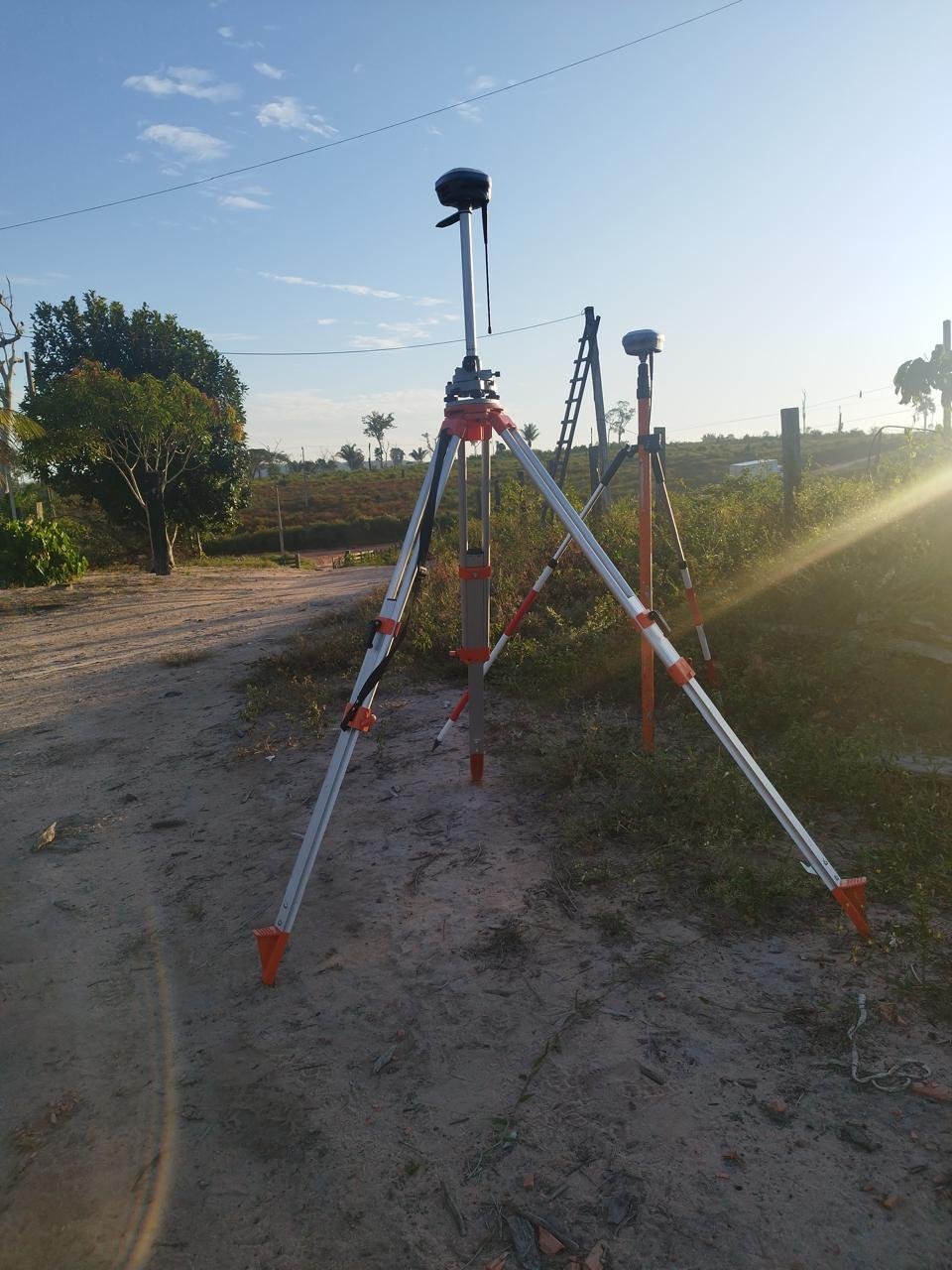 Receptores GNSS utilizados pela SGL Engenharia